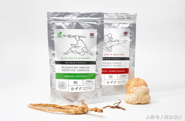 Wild Health Warriors保健品包装设计(图4) Wild Health Warriors保健品包装设计(图4)