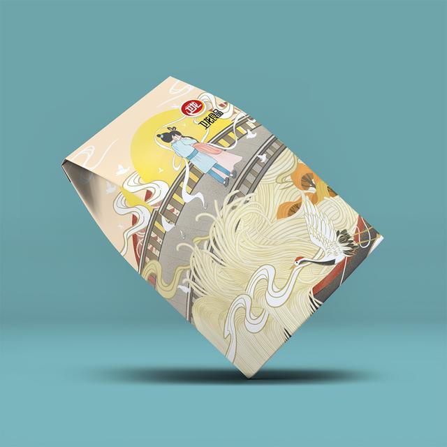 面条包装全新升级！拉动回头率全靠这些大胆的设计(图13)