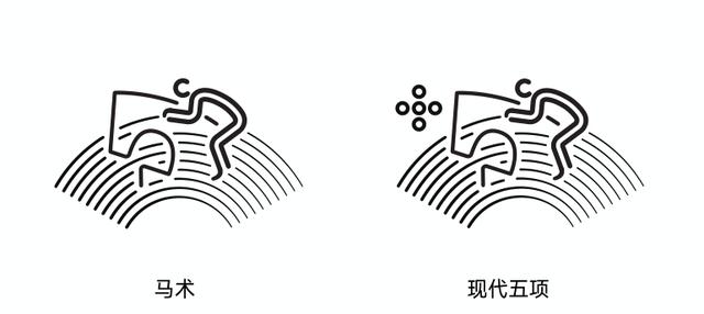 刚刚由中国美院袁由敏教授团队设计的杭州亚运会59个体育图标发布