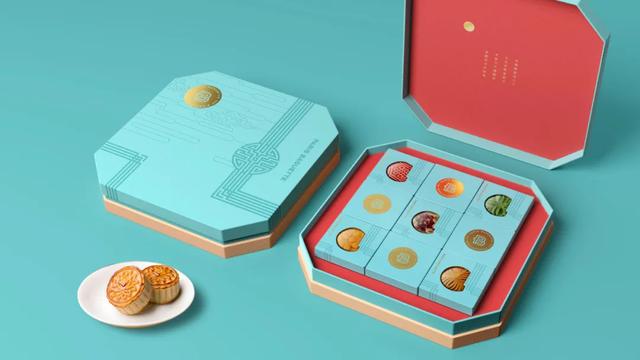 美到窒息的月饼礼盒包装，复古风引领新时尚(图5)