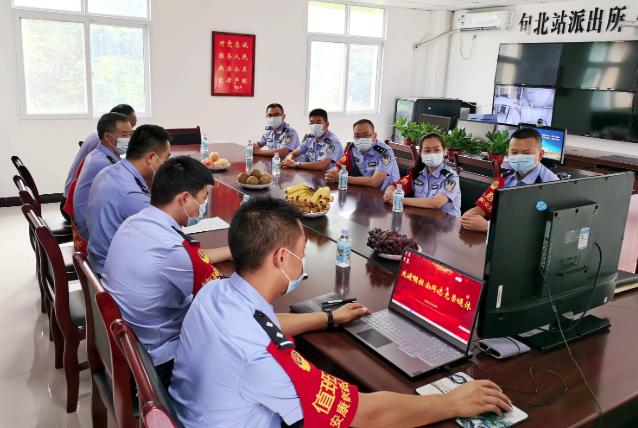 赖恒安同志|旬阳北站派出所欢送退休老民警