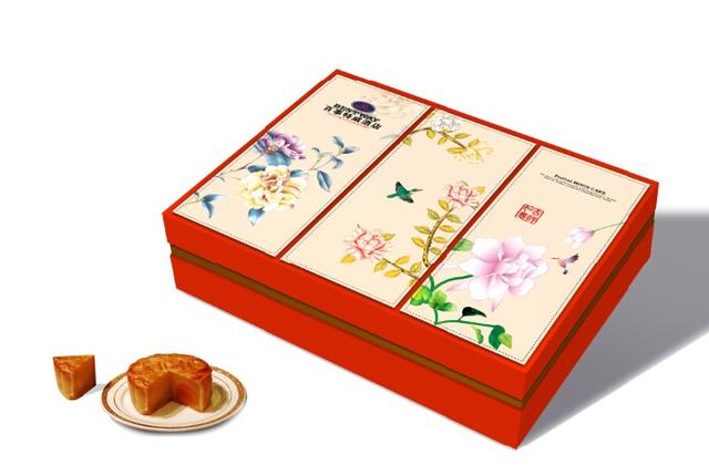 中国风轻奢风格的月饼礼盒包装设计，简单大气吸引眼球(图7)