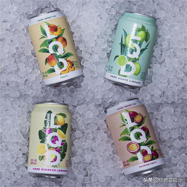 夏日的清凉水果，健康饮料包装设计(图3)