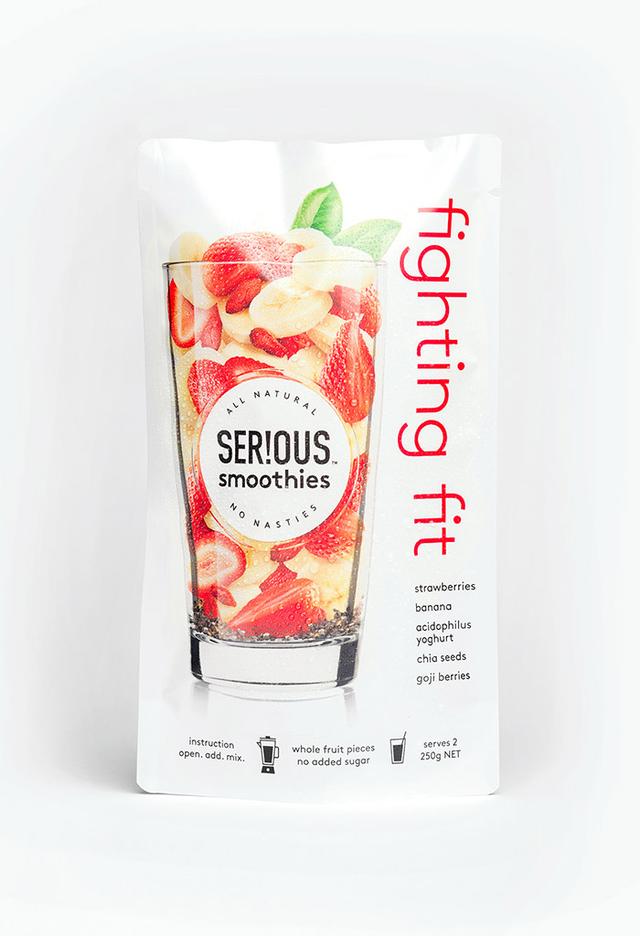 SER!OUS Smoothies水果沙冰包装设计(图5)
