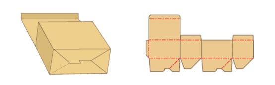 常用的四种礼品包装卡盒（纸盒）盒型(图3)