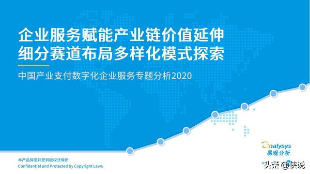 中国产业支付数字化企业服务分析2020