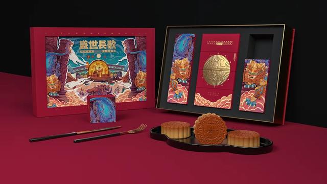 现在的月饼盒包装，都这么高大上？文化复兴开始了(图6)