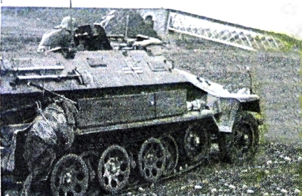 German Half Track Armored Vehicle Of World War Ii Type Half