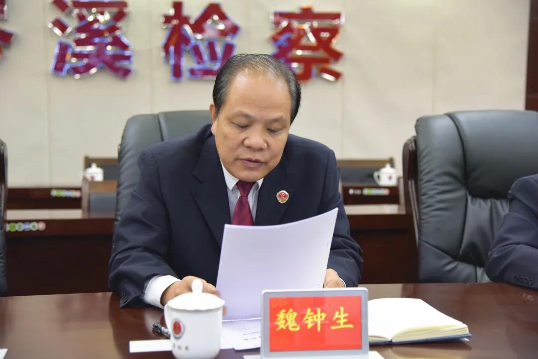 自治区检察院副检察长孟耀军到我院调研未成年人检察工作