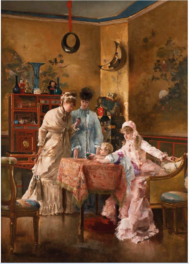 比利时史蒂文斯——穿东方服饰的洋美人