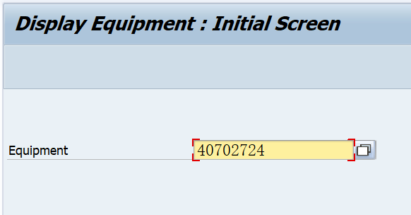 SAP PM 入門系列2 - IE03顯示裝置主資料