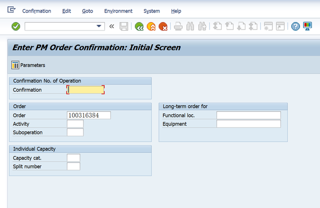 SAP PM 入門系列15 - IW41 維護訂單確認