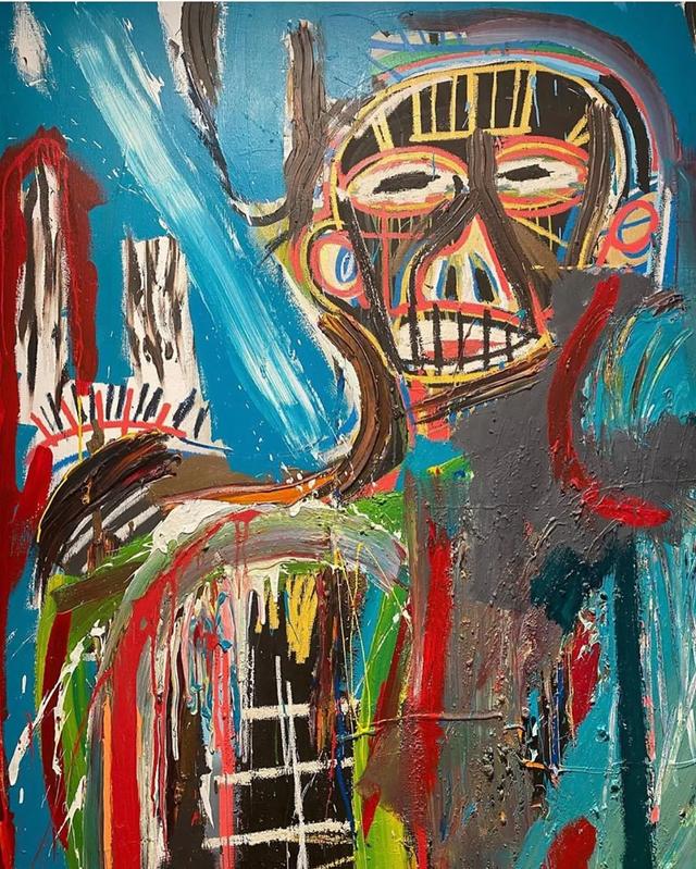 拍卖均价上千万美刀的basquiat,到底画了些什么?