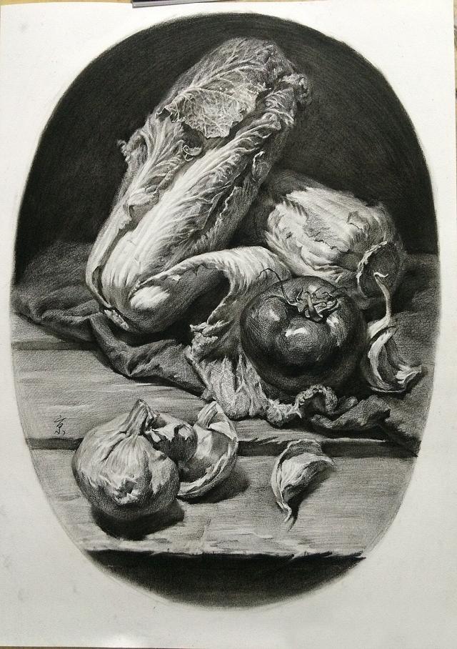 素描人物畫面效果不佳該怎么處理？