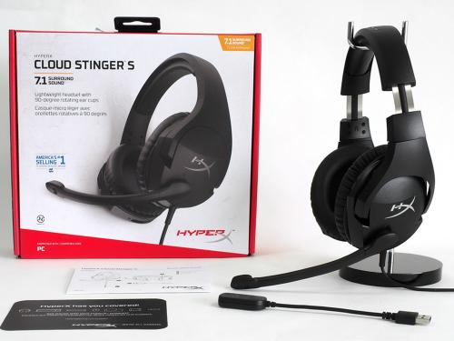 开箱7.1立体声游戏耳机 HyperX Cloud Stinger S毒刺加强版