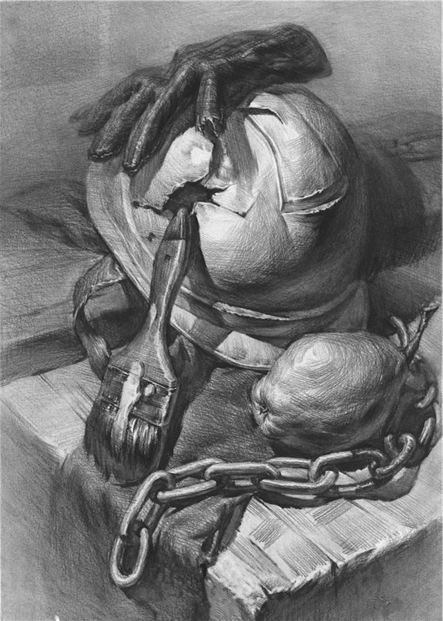 素描人物畫面效果不佳該怎么處理？
