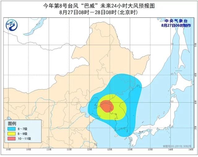 台风“巴威”登陆朝鲜：辽宁多部门部署应对 台风巴威过境黄海
