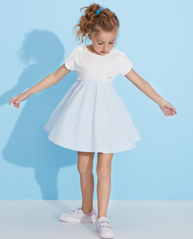 Aimer's new children's dress, refreshing and comfortable 