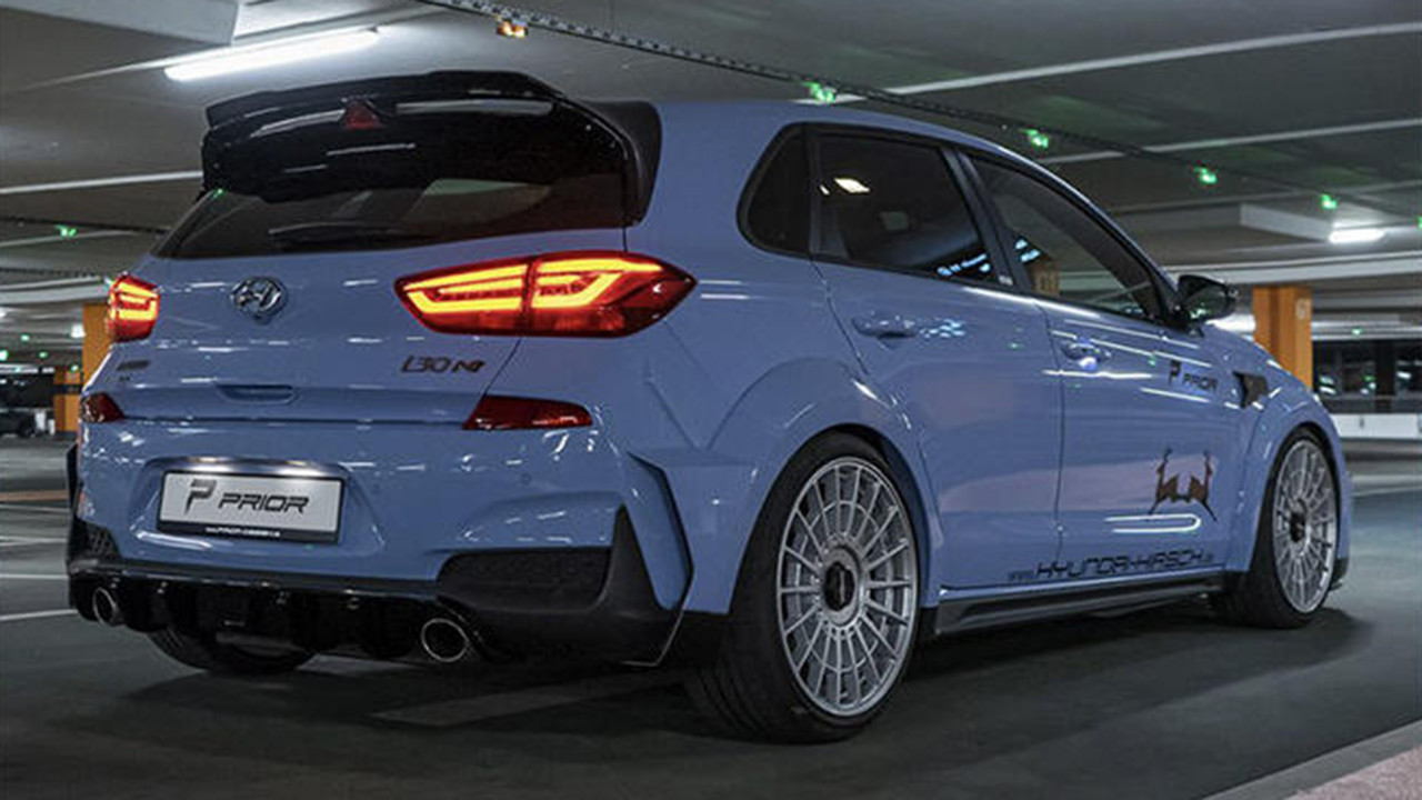 Hyundai i30 N modified version of the real shot exposure has the taste ...