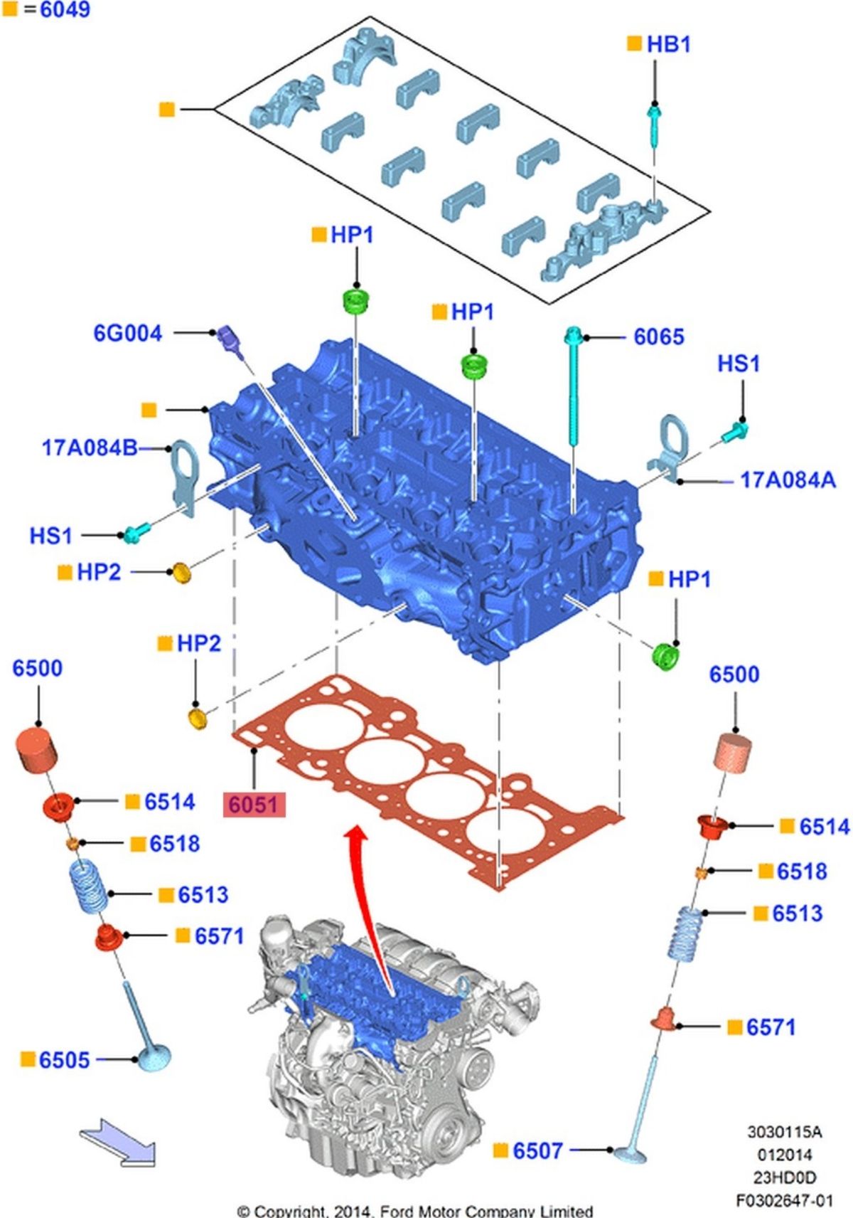 Ford Mustang engine cylinder head gasket burnt reasons, inspection