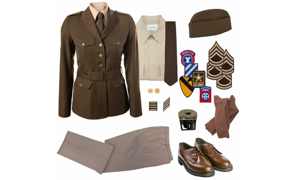 The U.S. Army's retro World War II uniform. Soldiers bought Ike short