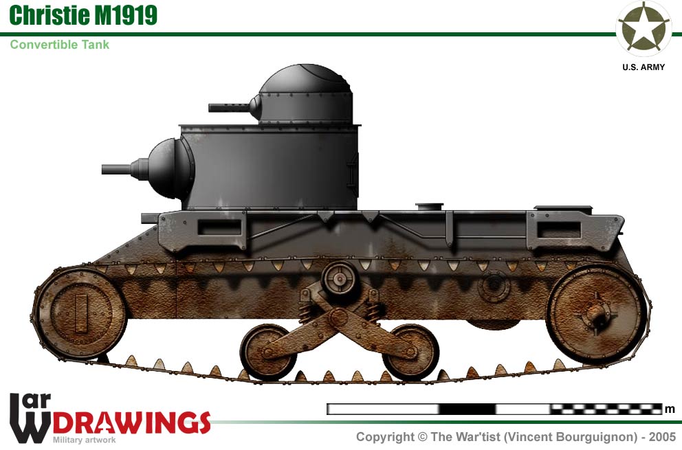 American Christie M1919 wheeled dual-purpose tank - iNEWS