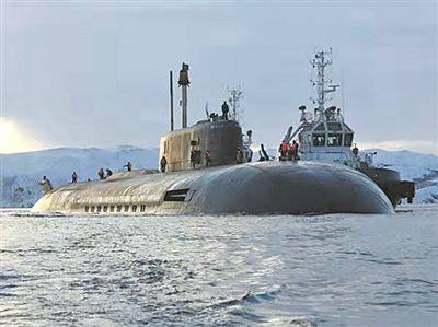 The nuclear submarine is made of titanium alloy, the diving depth can ...