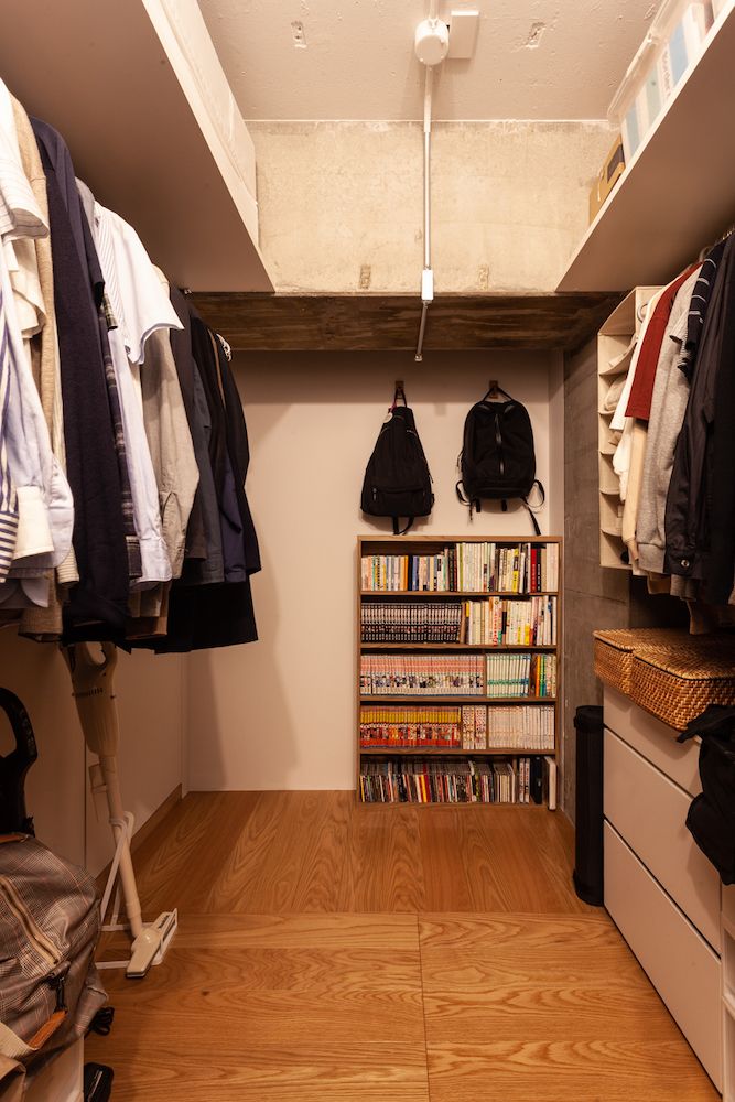 Japan's trick is too strong. A separate cloakroom can be built 60 cm