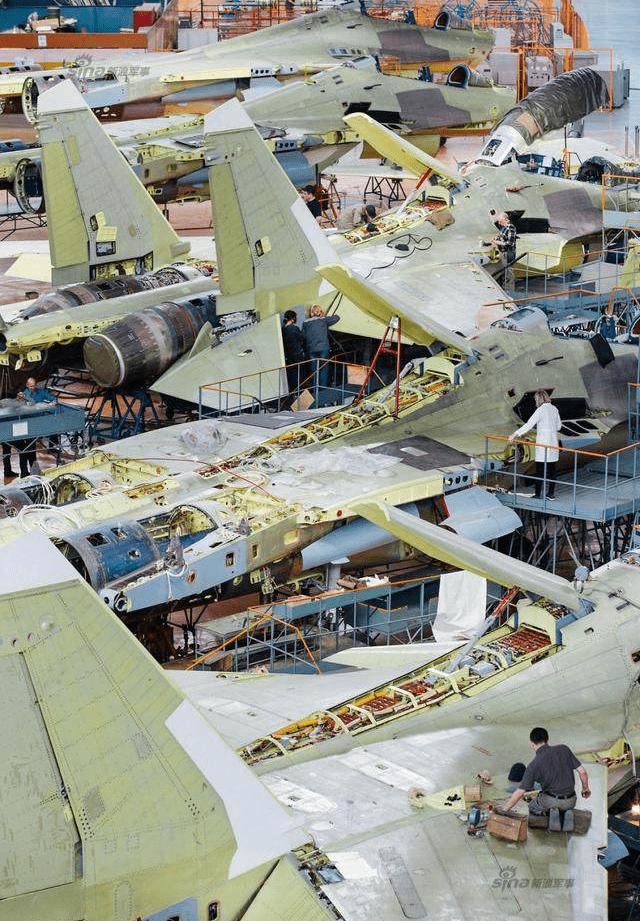 The Production Line Of The Russian Fighter Jet Manufacturing Plant Is ...