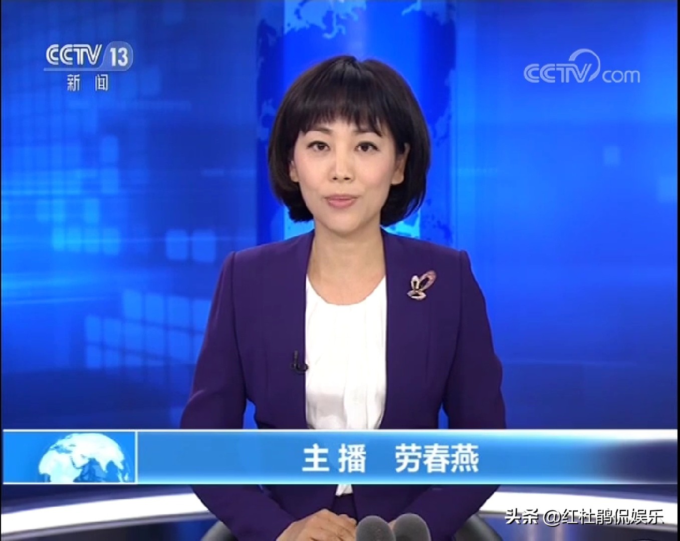 CCTV host Lao Chunyan appeared on his alma mater's red song theme ...