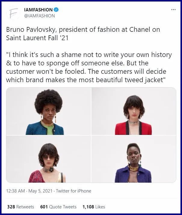 What's Behind Chanel and Saint Laurent's Statement on Plagiarism – WWD