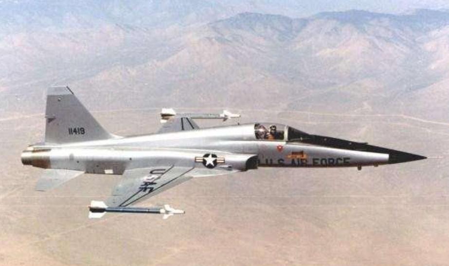 The F-107 fighter jet with air intakes on the back is known as the ...