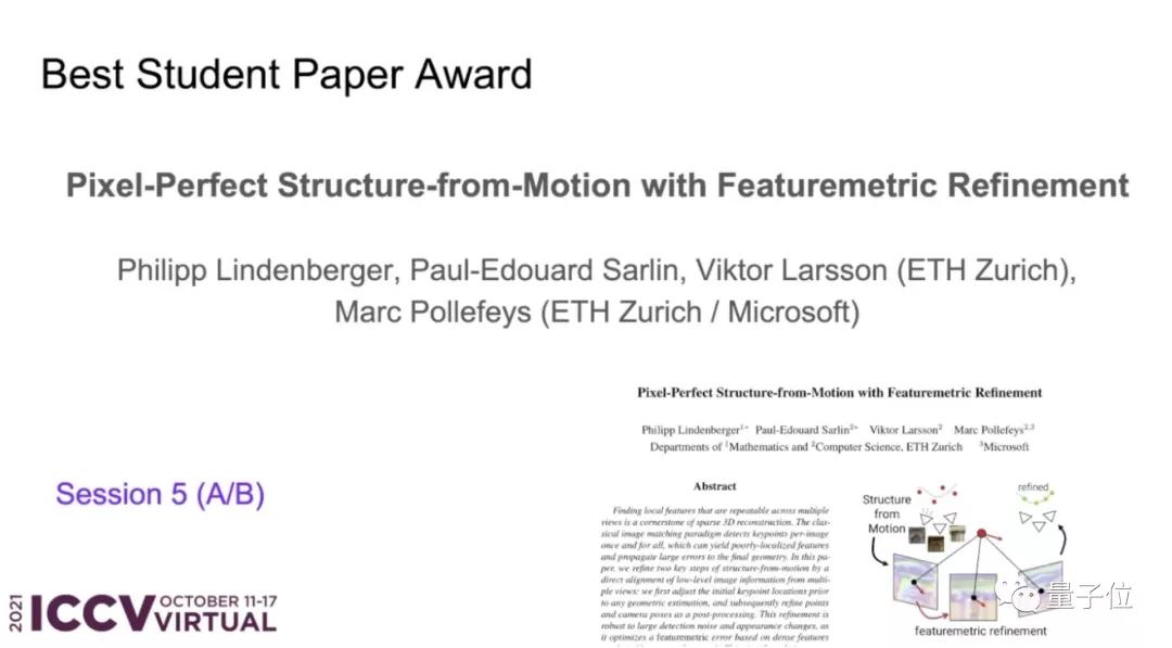 MSRA research won the best paper of ICCV 2021, nearly half of the