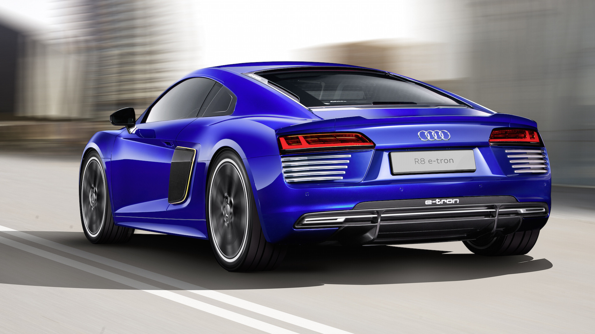 The new Audi R8 hybrid version or pure electric version will come out