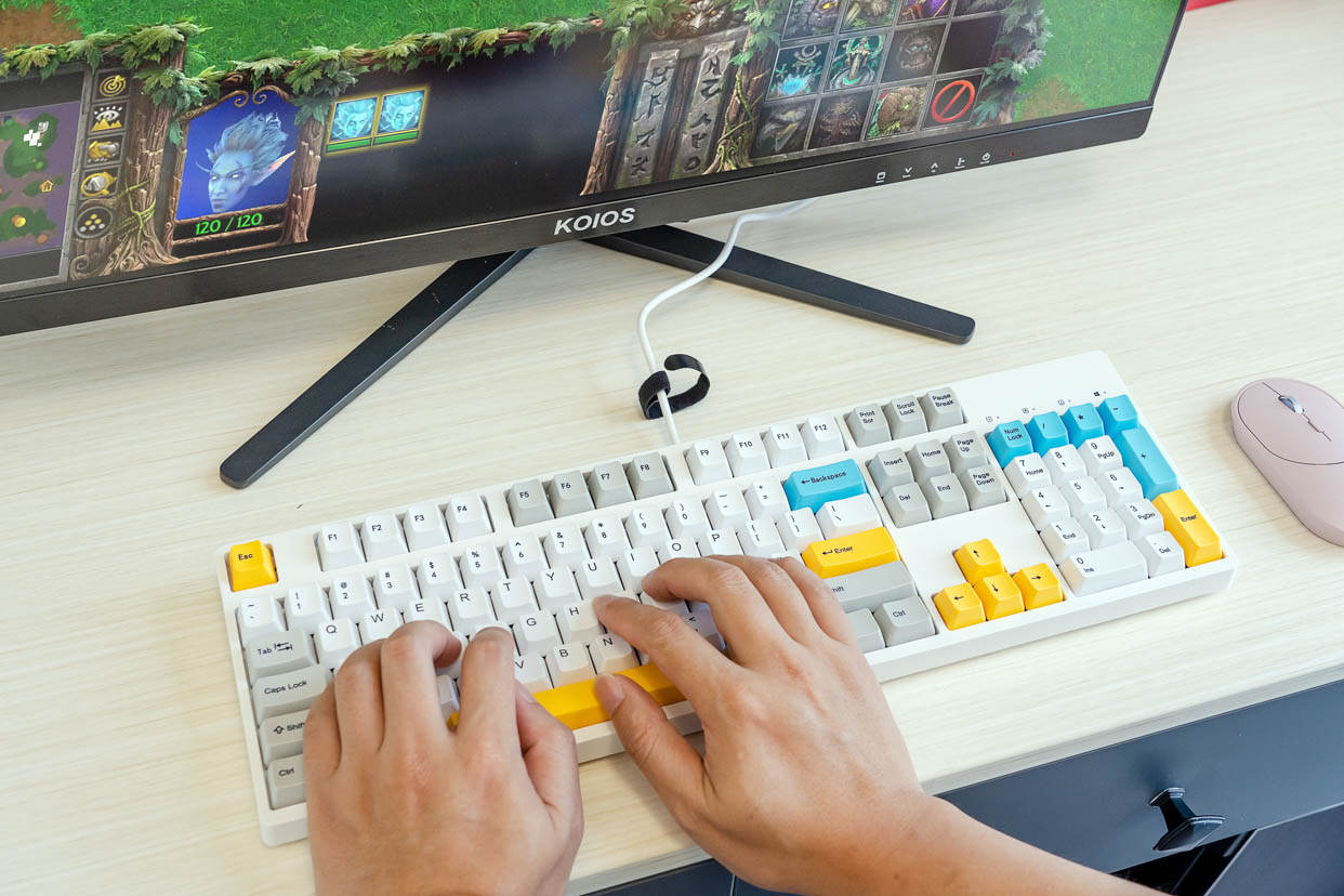 Mechanical keyboard returns perfectly again, GANSS Gauss GS104D