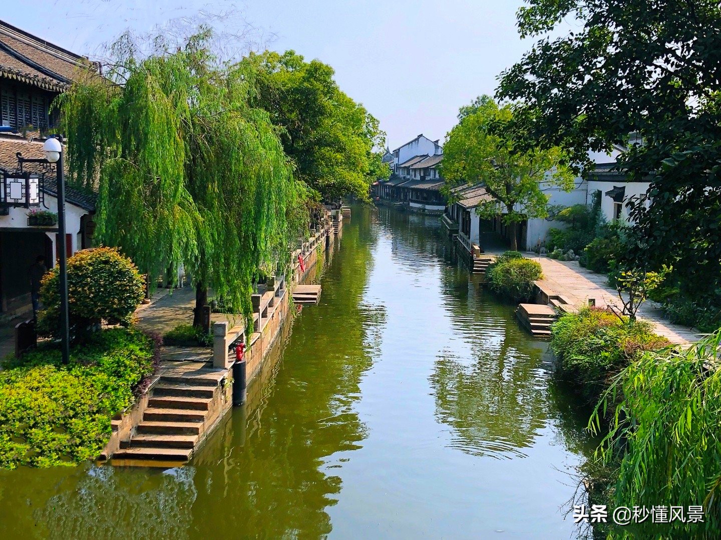 There is an original ecological ancient town in Suzhou, with few people ...