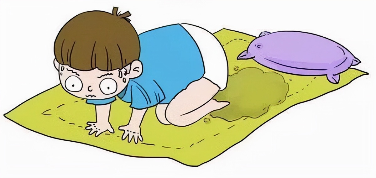 On a rainy day, the baby wets the bed again!Listen to what the