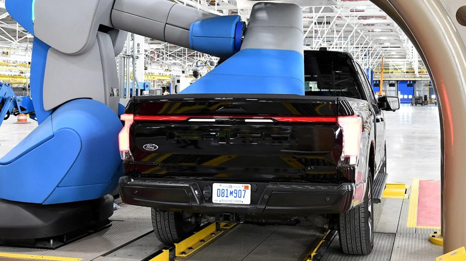 The first mass production model of the pure electric Ford F150 ...