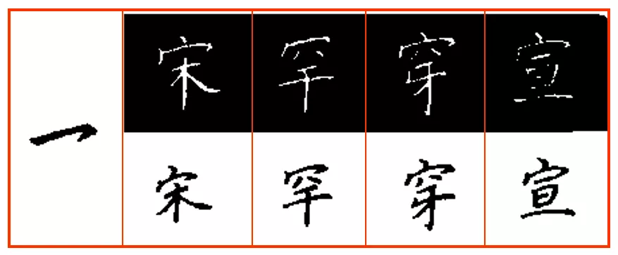 硬笔书法入门：横钩与竖钩的写法练习 第17张