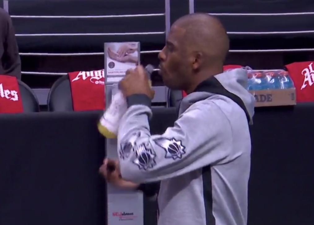 Paul + Referee + "The King"!The Suns lose the Clippers' "three deadly