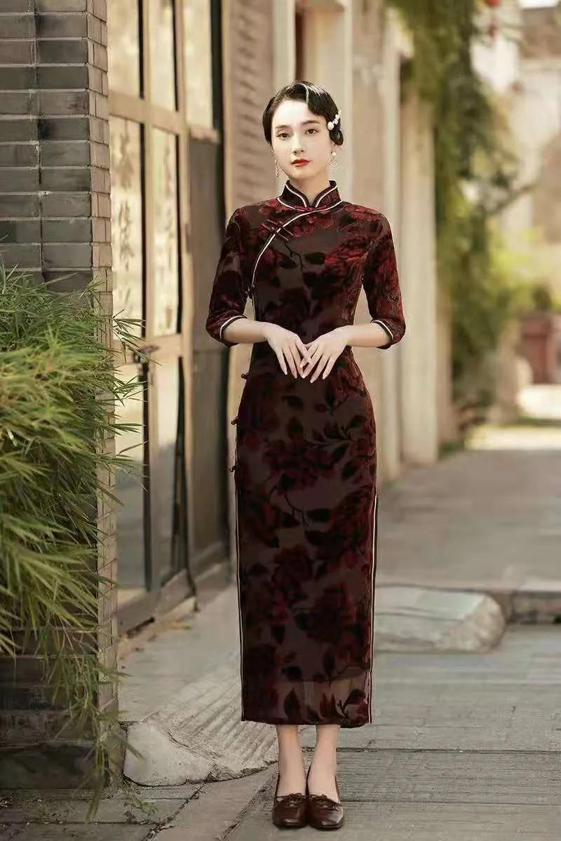 The most beautiful Chinese style, retro improved cheongsam can also ...