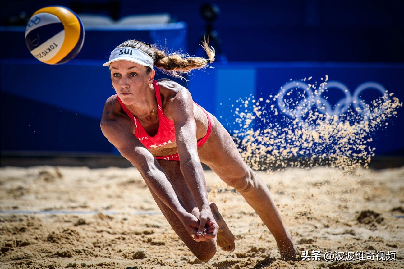 Women's sand volleyball Olympics make history!The Swiss combination