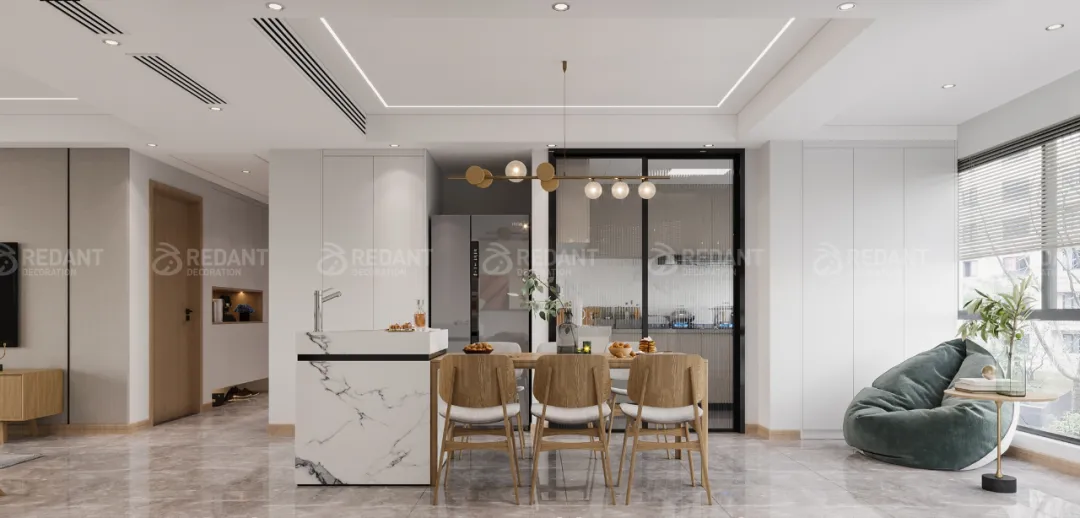 140㎡ Nordic style decoration renderings - iNEWS