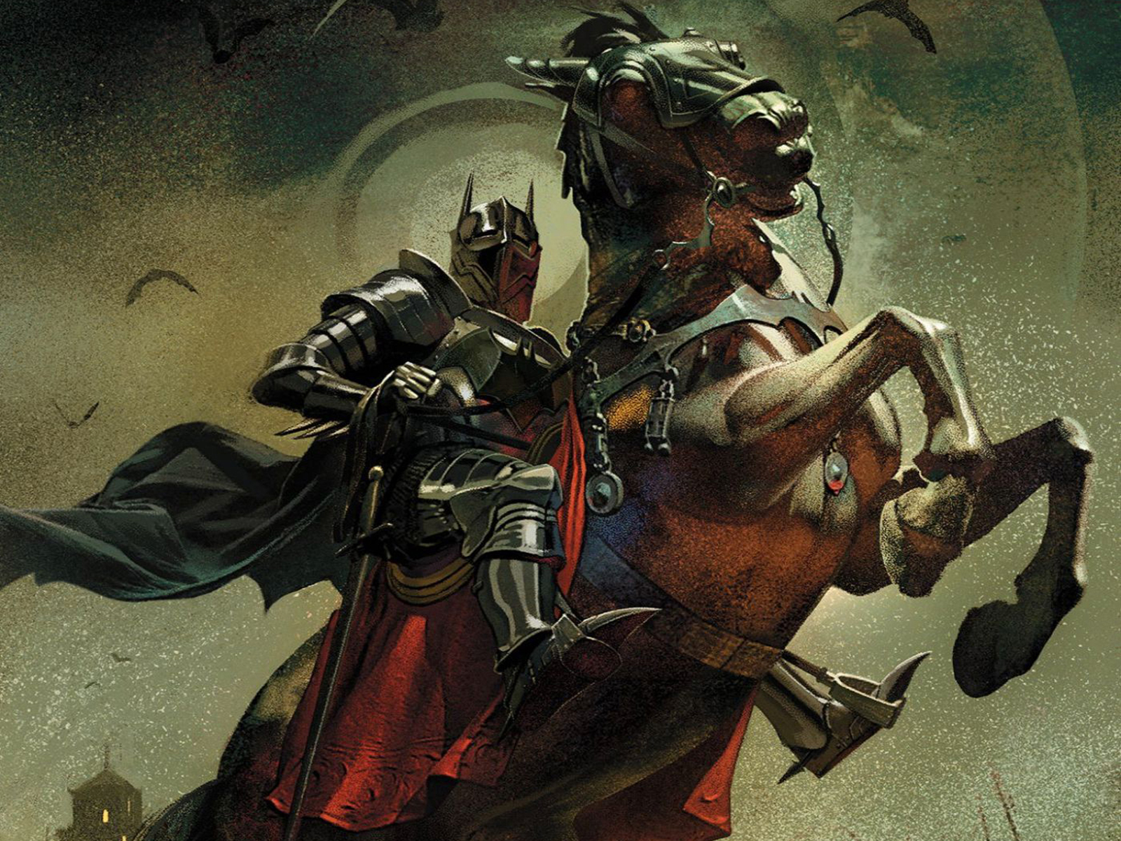 DC superhero meets "A Song of Ice and Fire"!Medieval fantasy version of "Steel Dark Knight