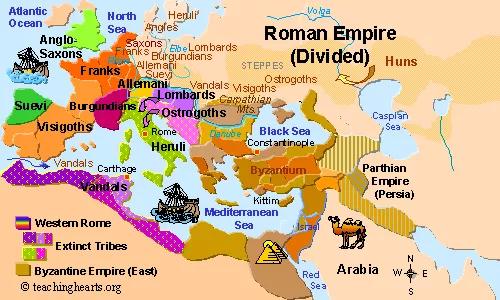 What barbarian tribes were there around during the Roman Empire - iNEWS