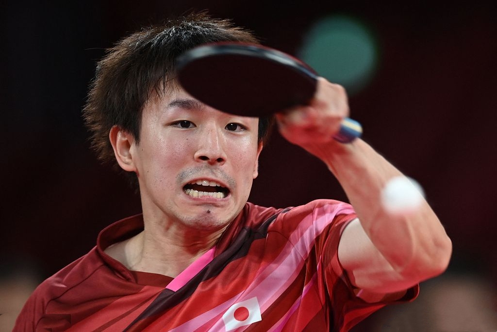 The famous Japanese table tennis player was bombed 110, before swallowing three eggs, he acted