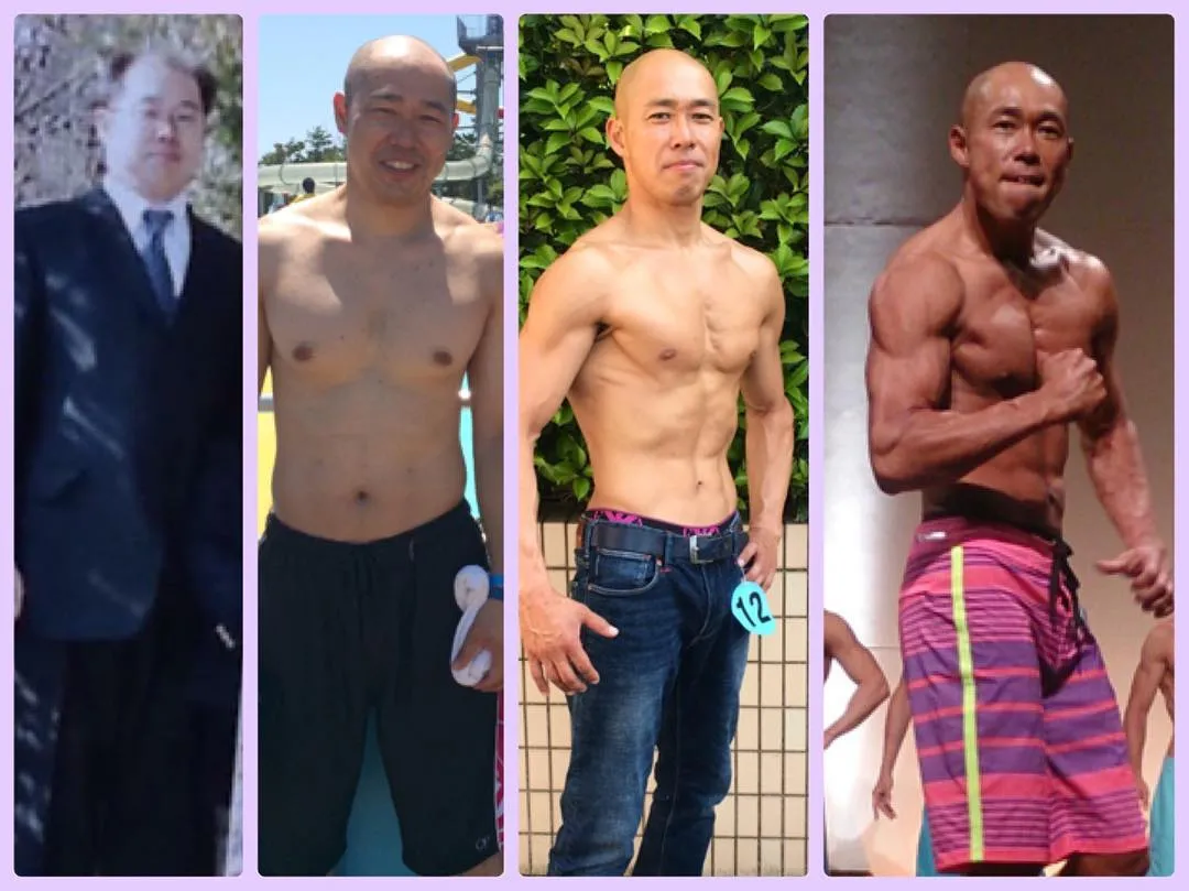 The Japanese uncle started to work out at the age of 44 photo image