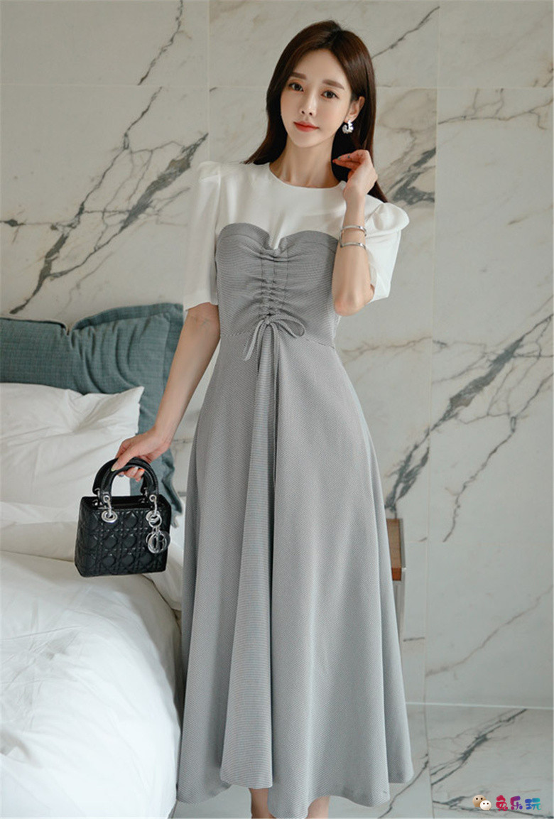 孙允珠丨田纳西俏皮青春高腰百褶长裙