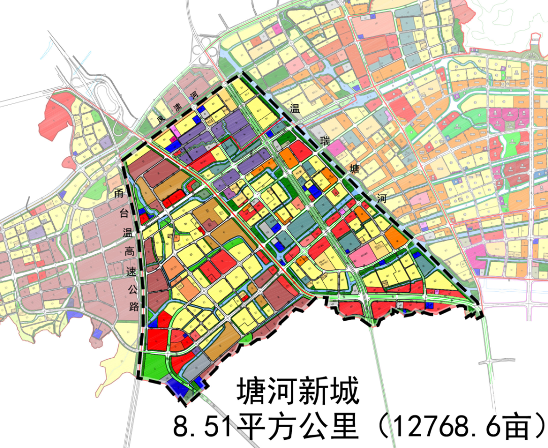 2根据设计要求,须结合温州大都市区核心区建设,瑞安塘下省级小城市