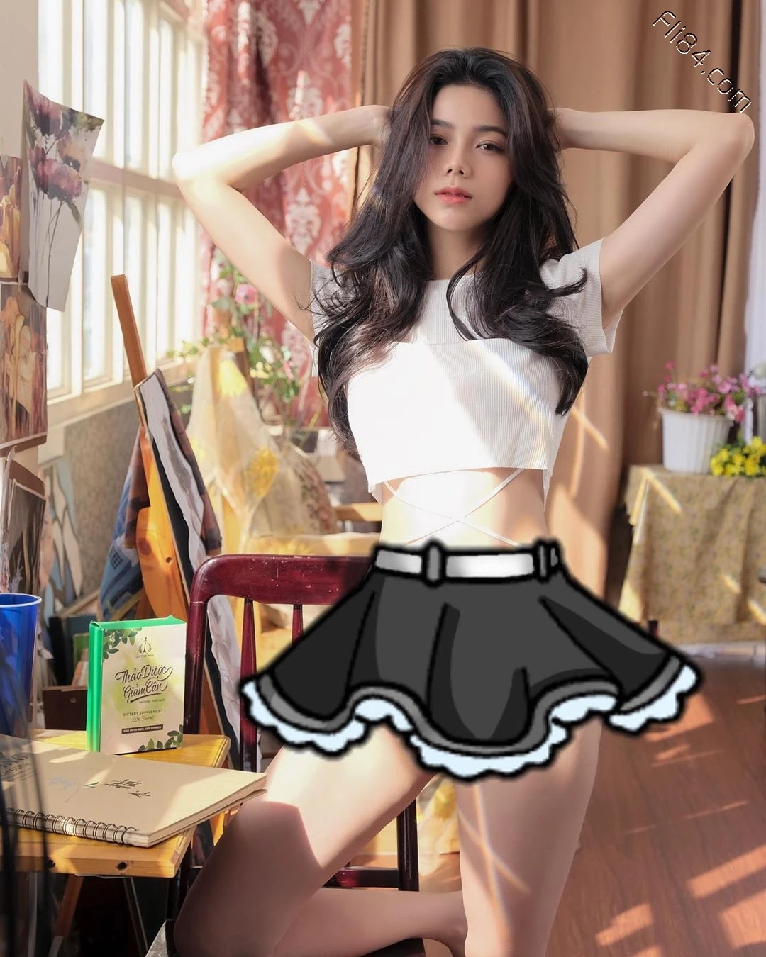 越南美少女“Vo Thuy Hang”诱惑姿势展现坏坏一面 节操写真馆 热图3